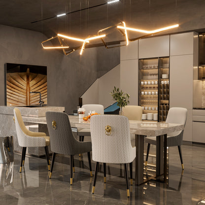 Dining Chair with Backrest, Set of 2 - Homevalley.co.uk