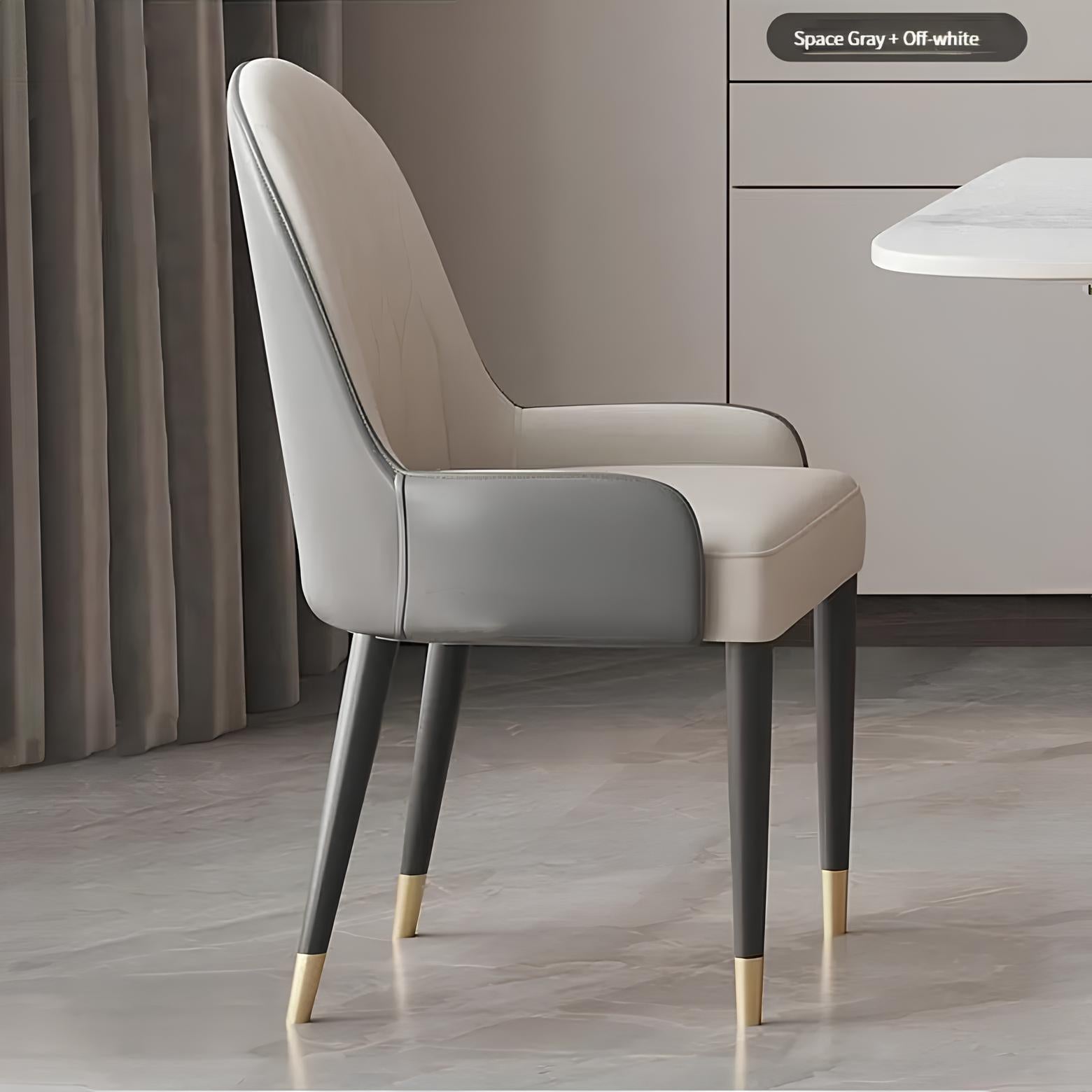 Dining Table Set with Marble Top, Stainless Steel base and chairs - Homevalley.co.uk