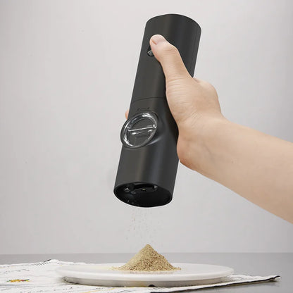 Electric Automatic Salt and Pepper Grinder Set, Rechargeable, USB Gravity Sensing Design - Homevalley.co.uk