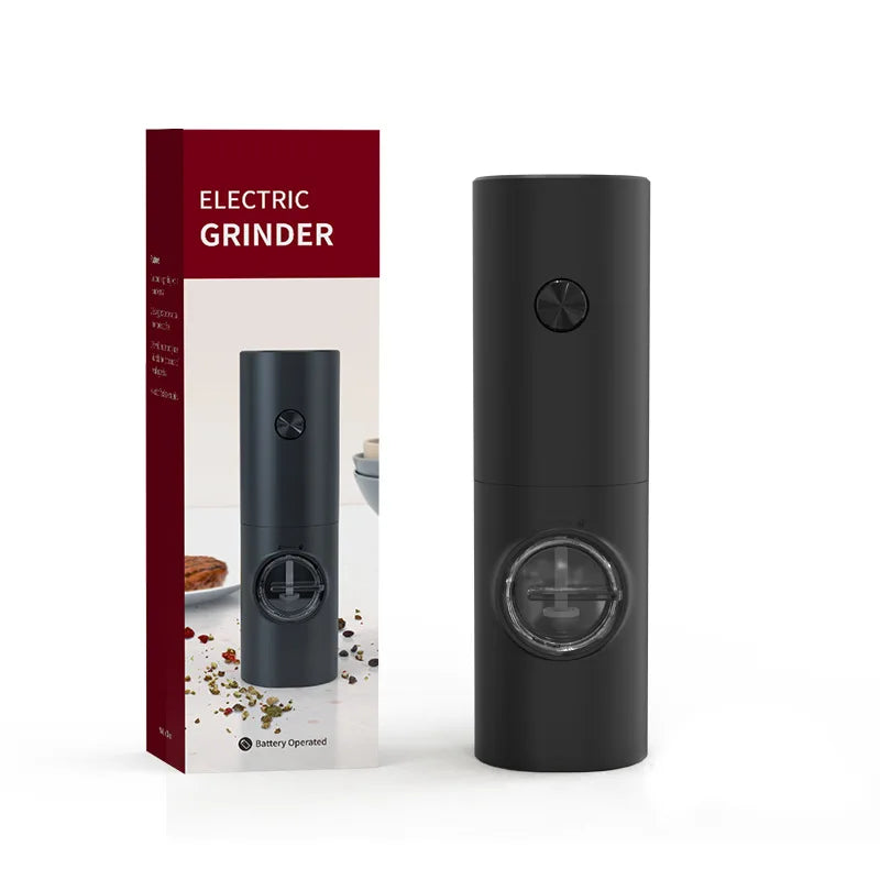 Electric Automatic Salt and Pepper Grinder Set, Rechargeable, USB Gravity Sensing Design - Homevalley.co.uk