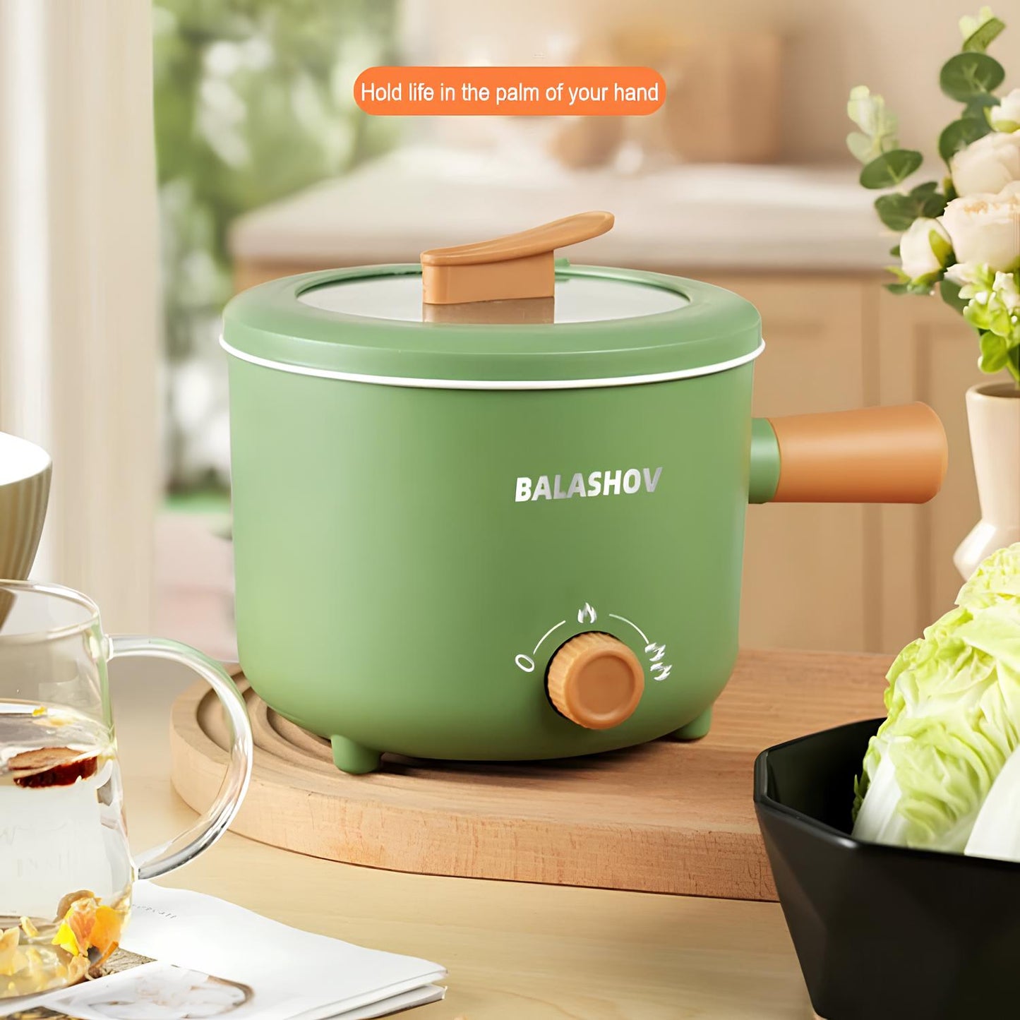 Electric Non-stick Rice Cooker, Mini Hot Pot, 220V/110V - Homevalley.co.uk