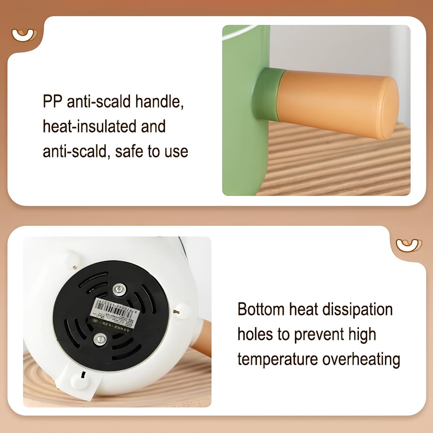 Electric Non-stick Rice Cooker, Mini Hot Pot, 220V/110V - Homevalley.co.uk