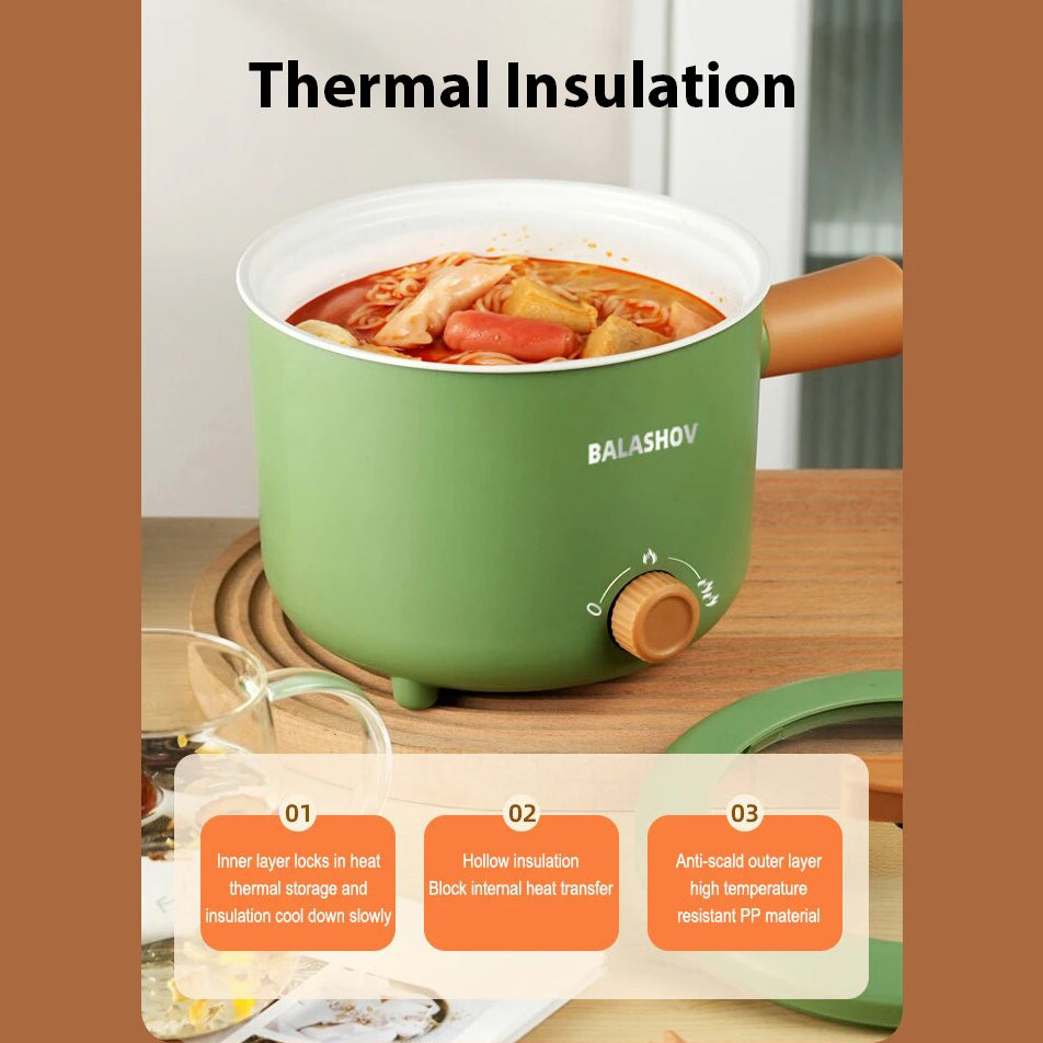 Electric Non-stick Rice Cooker, Mini Hot Pot, 220V/110V - Homevalley.co.uk