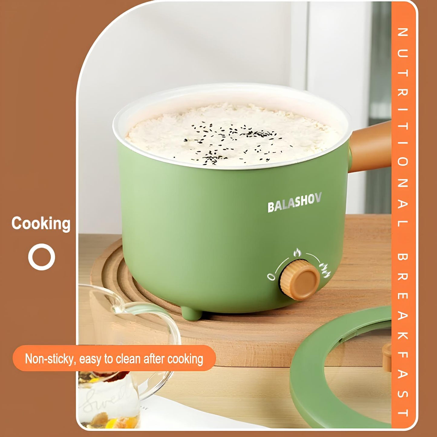 Electric Non-stick Rice Cooker, Mini Hot Pot, 220V/110V - Homevalley.co.uk
