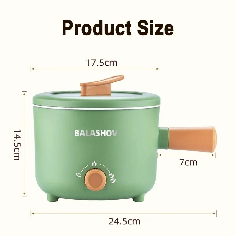 Electric Non-stick Rice Cooker, Mini Hot Pot, 220V/110V - Homevalley.co.uk