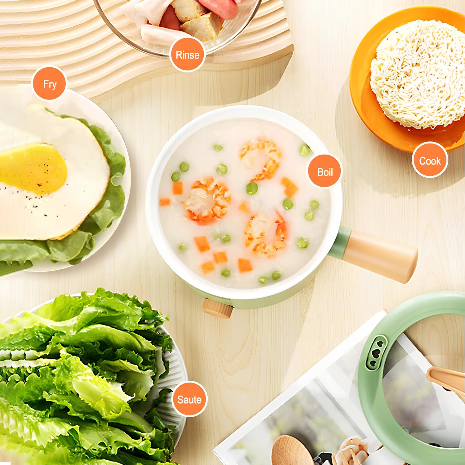 Electric Non-stick Rice Cooker, Mini Hot Pot, 220V/110V - Homevalley.co.uk