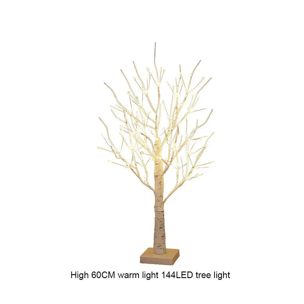 Enchanted Birch Tree LED Lamp, Christmas Light - Homevalley.co.uk