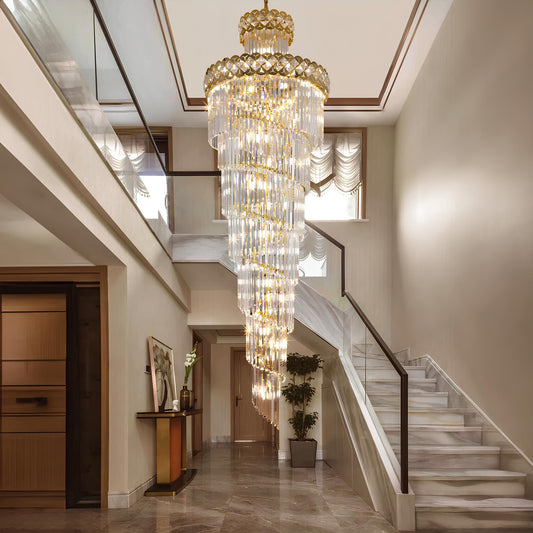 Exquisite Luxury Staircase Crystal Chandelier - Homevalley.co.uk