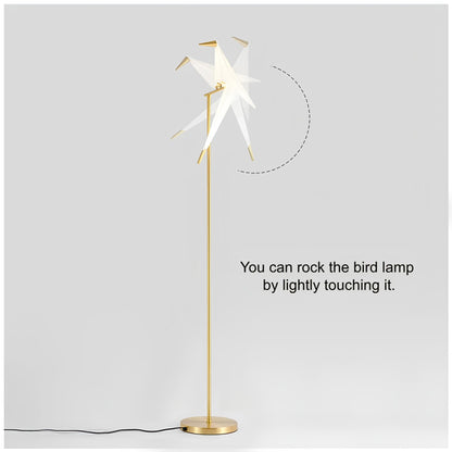 Origami Bird Floor Lamp, Table Lamp