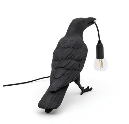 Gothic Raven Lamp Vintage Resin Bird Lamp - Homevalley.co.uk