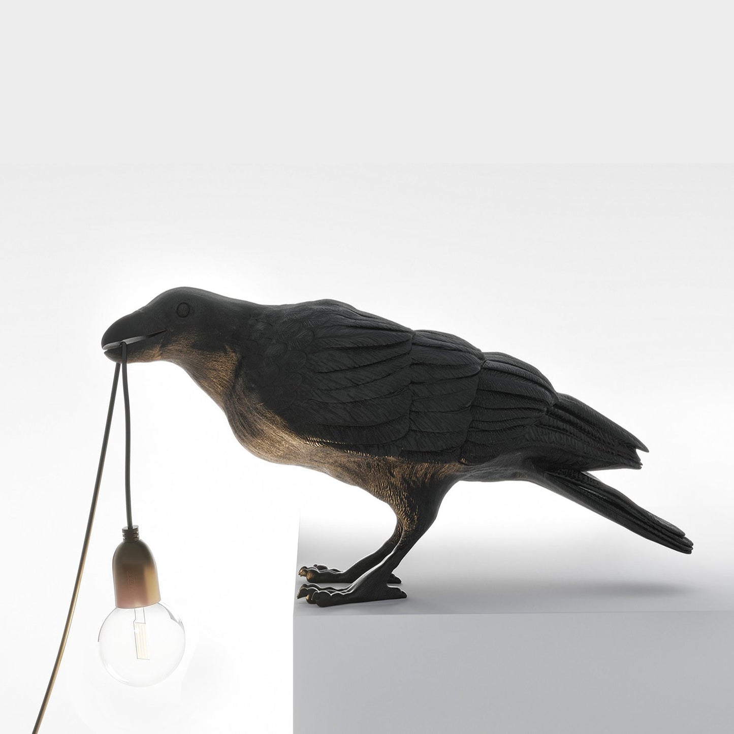 Gothic Raven Lamp Vintage Resin Bird Lamp - Homevalley.co.uk
