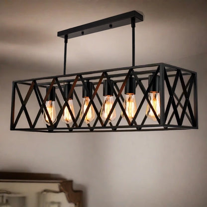 Industrial Chandelier Retro Ceiling Lamp - Homevalley.co.uk