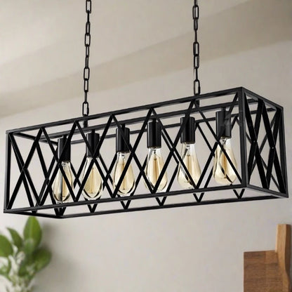 Industrial Chandelier Retro Ceiling Lamp - Homevalley.co.uk