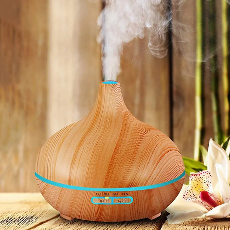 Intelligent Colorful Light Mist-Aromatherapy Humidifier Air Purifier 500 ML - Homevalley.co.uk