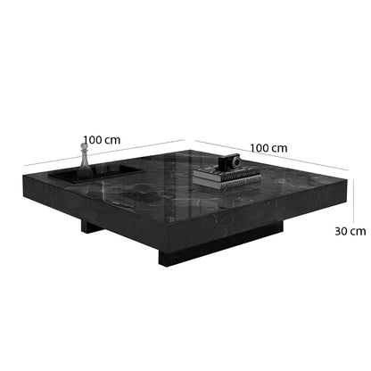 Italian Luxury Marble Top Coffee Table - Homevalley.co.uk