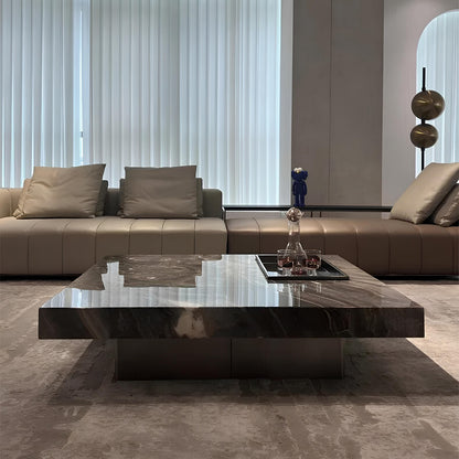 Italian Luxury Marble Top Coffee Table - Homevalley.co.uk