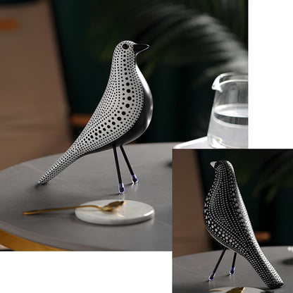 Nordic Bird Resin Figurine