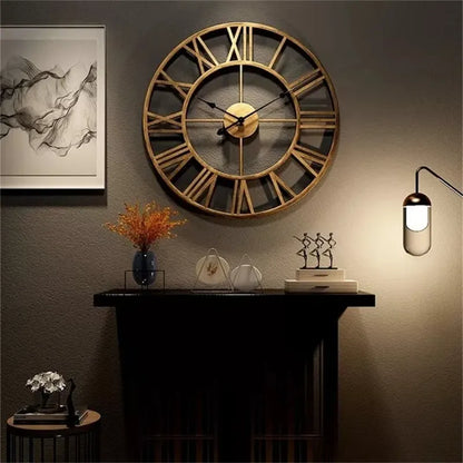 Large Round Wall Clock - Homevalley.co.uk