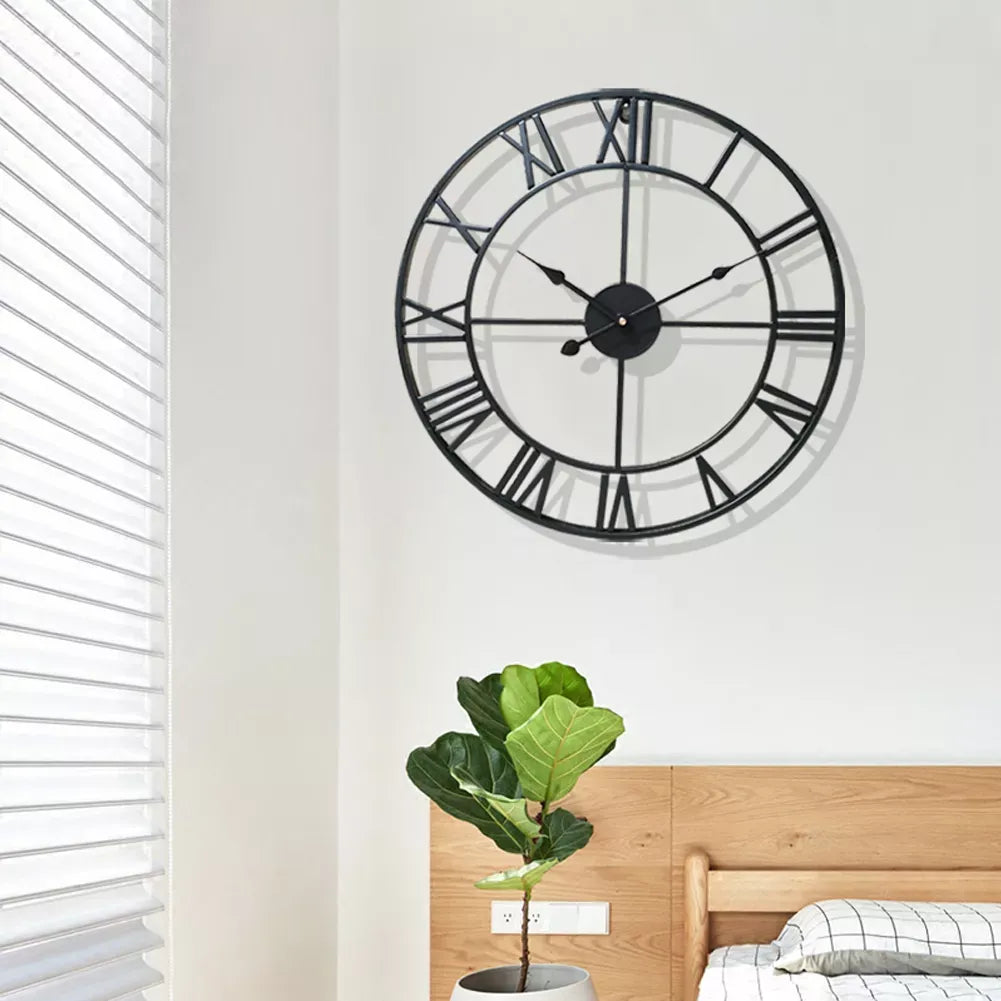 Large Round Wall Clock - Homevalley.co.uk