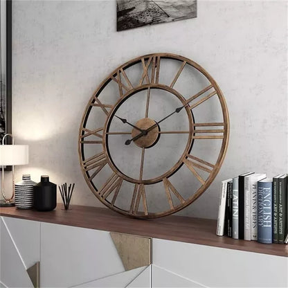 Large Round Wall Clock - Homevalley.co.uk
