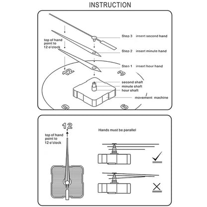Large Round Wall Clock - Homevalley.co.uk
