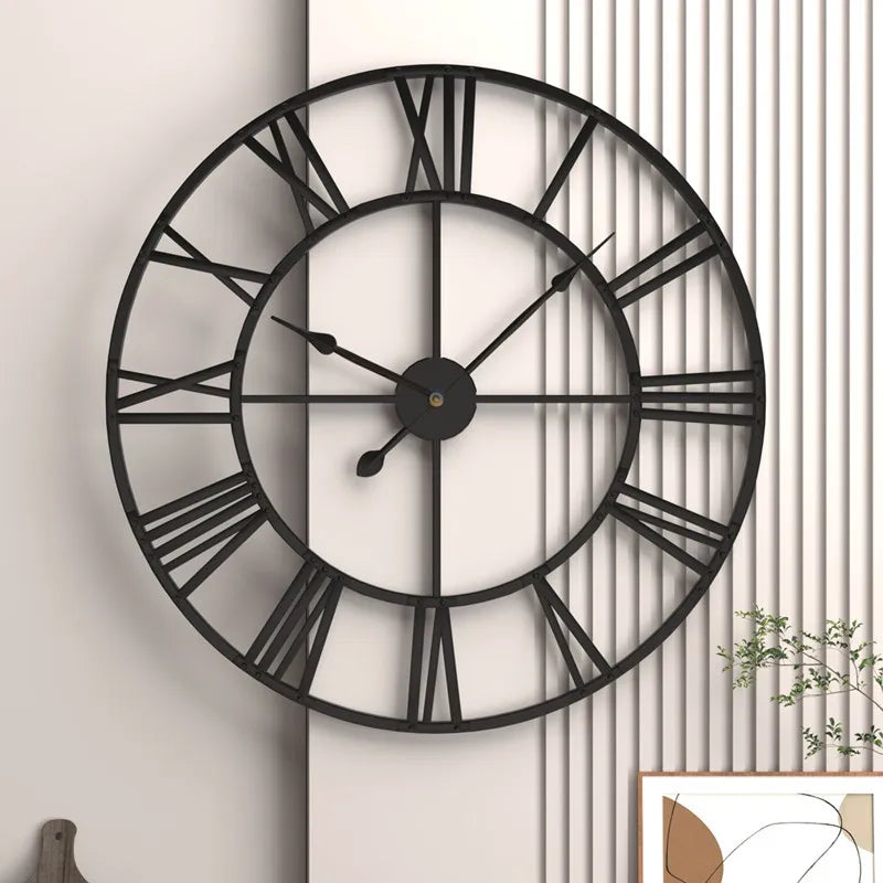 Large Round Wall Clock - Homevalley.co.uk