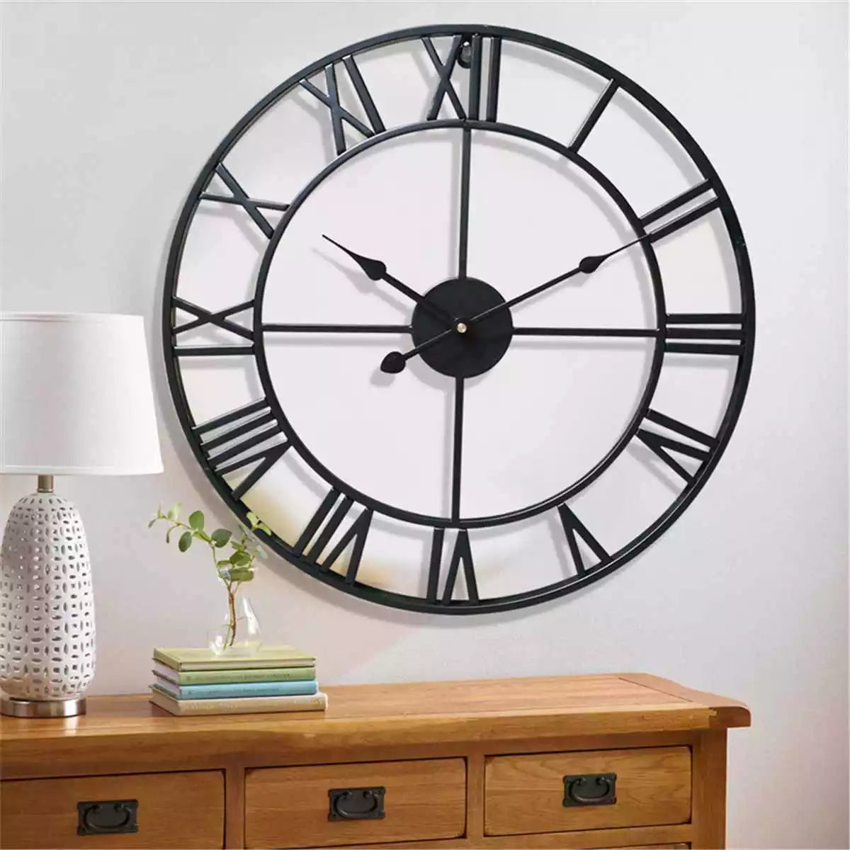 Large Round Wall Clock - Homevalley.co.uk