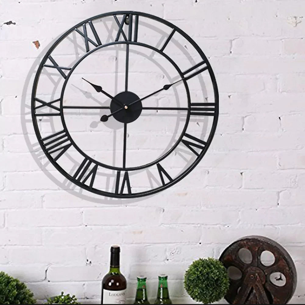 Large Round Wall Clock - Homevalley.co.uk