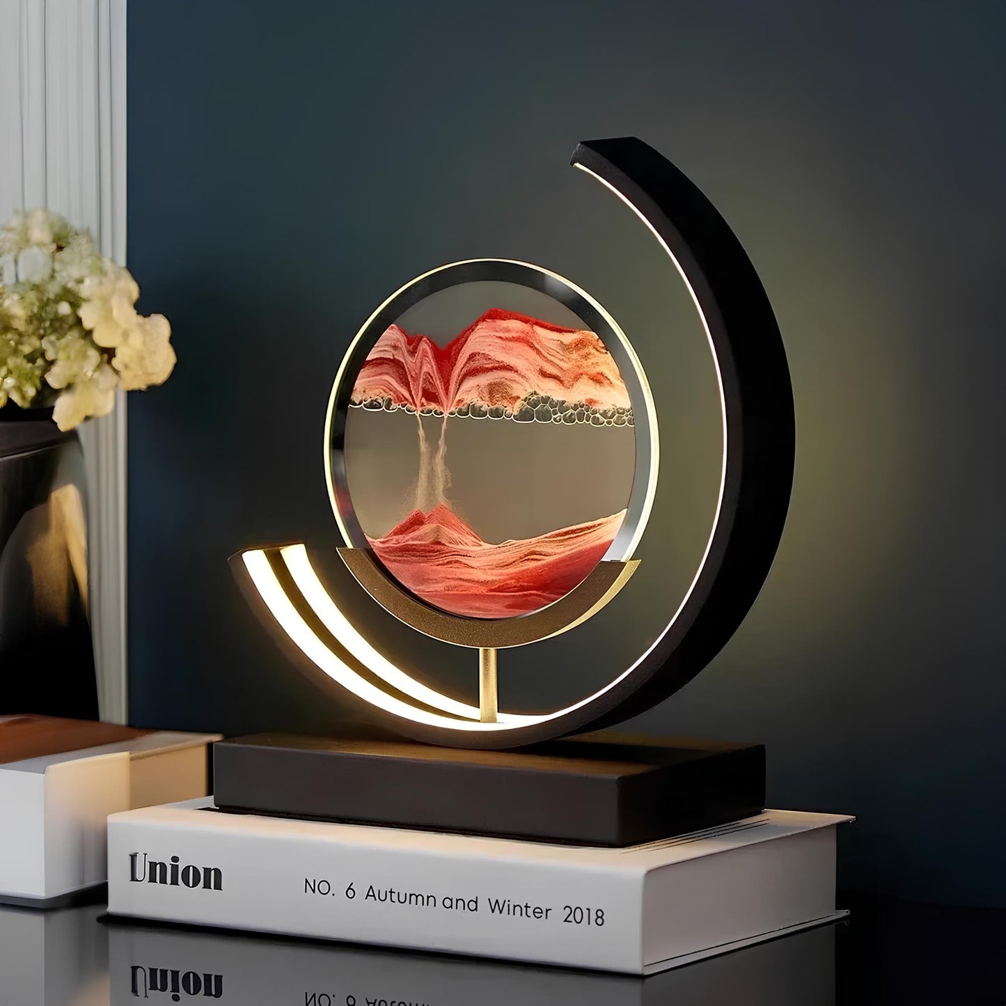 LED 3D Moving Sand Art Night Light - Homevalley.co.uk