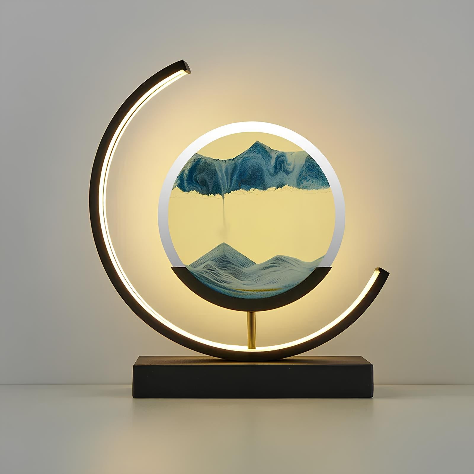 LED 3D Moving Sand Art Night Light - Homevalley.co.uk
