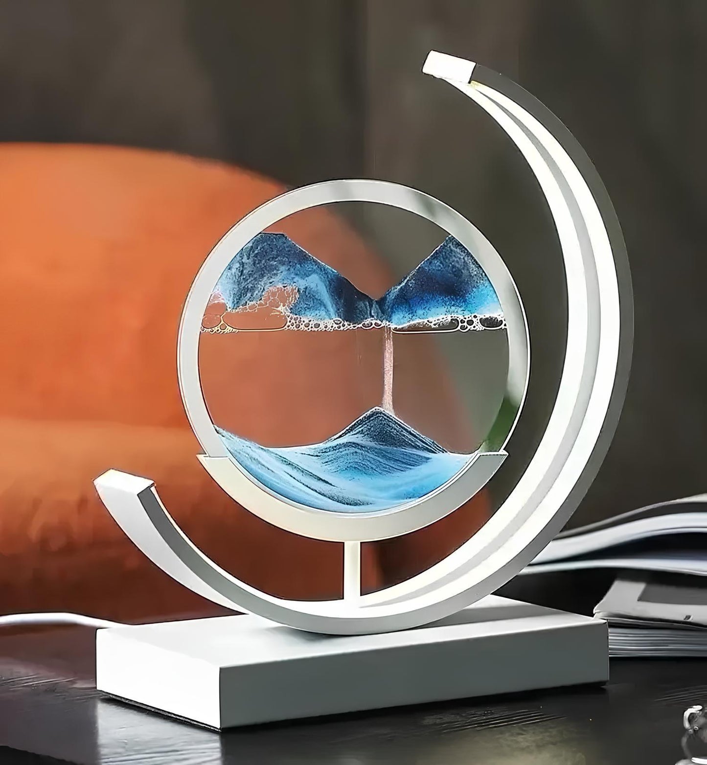 LED 3D Moving Sand Art Night Light - Homevalley.co.uk