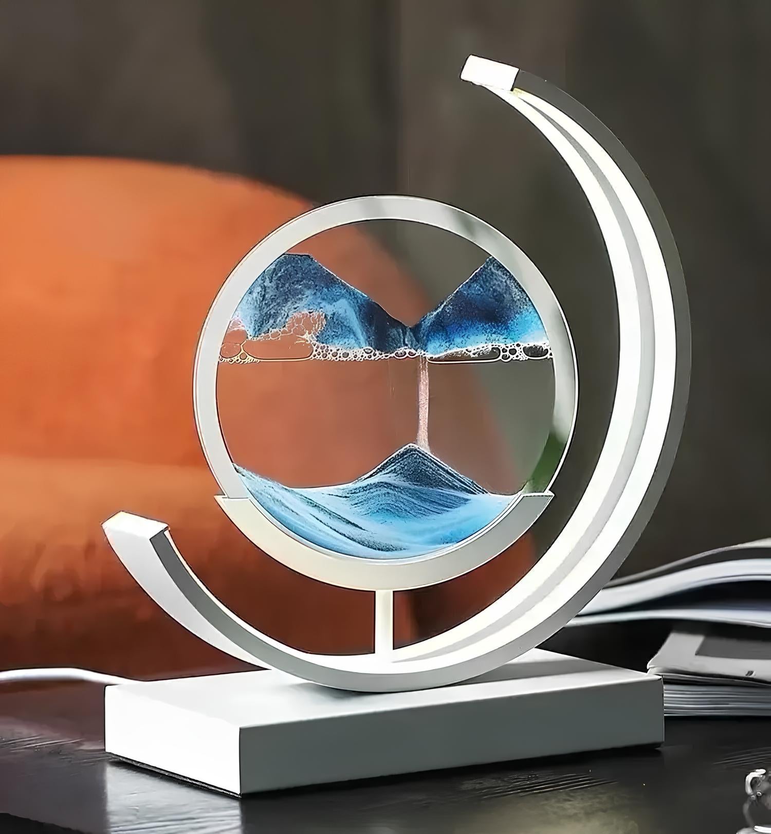 LED 3D Moving Sand Art Night Light - Homevalley.co.uk