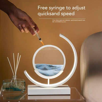 LED 3D Moving Sand Art Night Light - Homevalley.co.uk