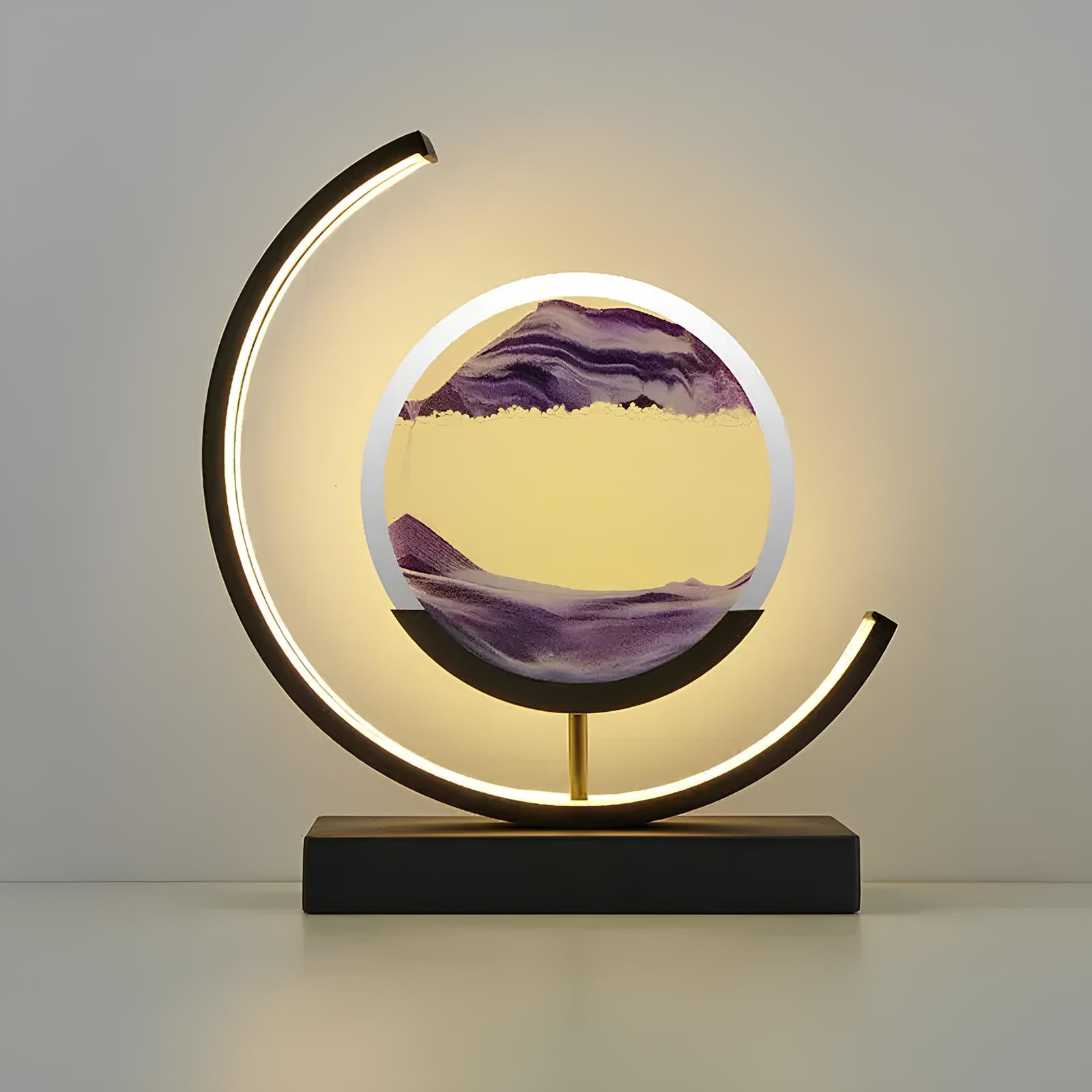 LED 3D Moving Sand Art Night Light - Homevalley.co.uk