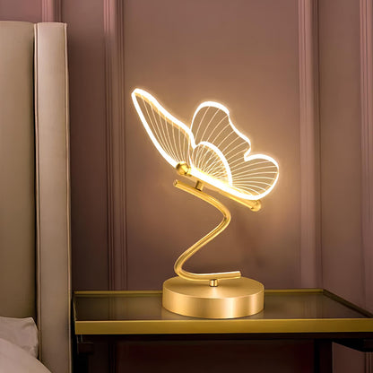 LED Butterfly Table Lamp, Bedside Light, Night light - Homevalley.co.uk
