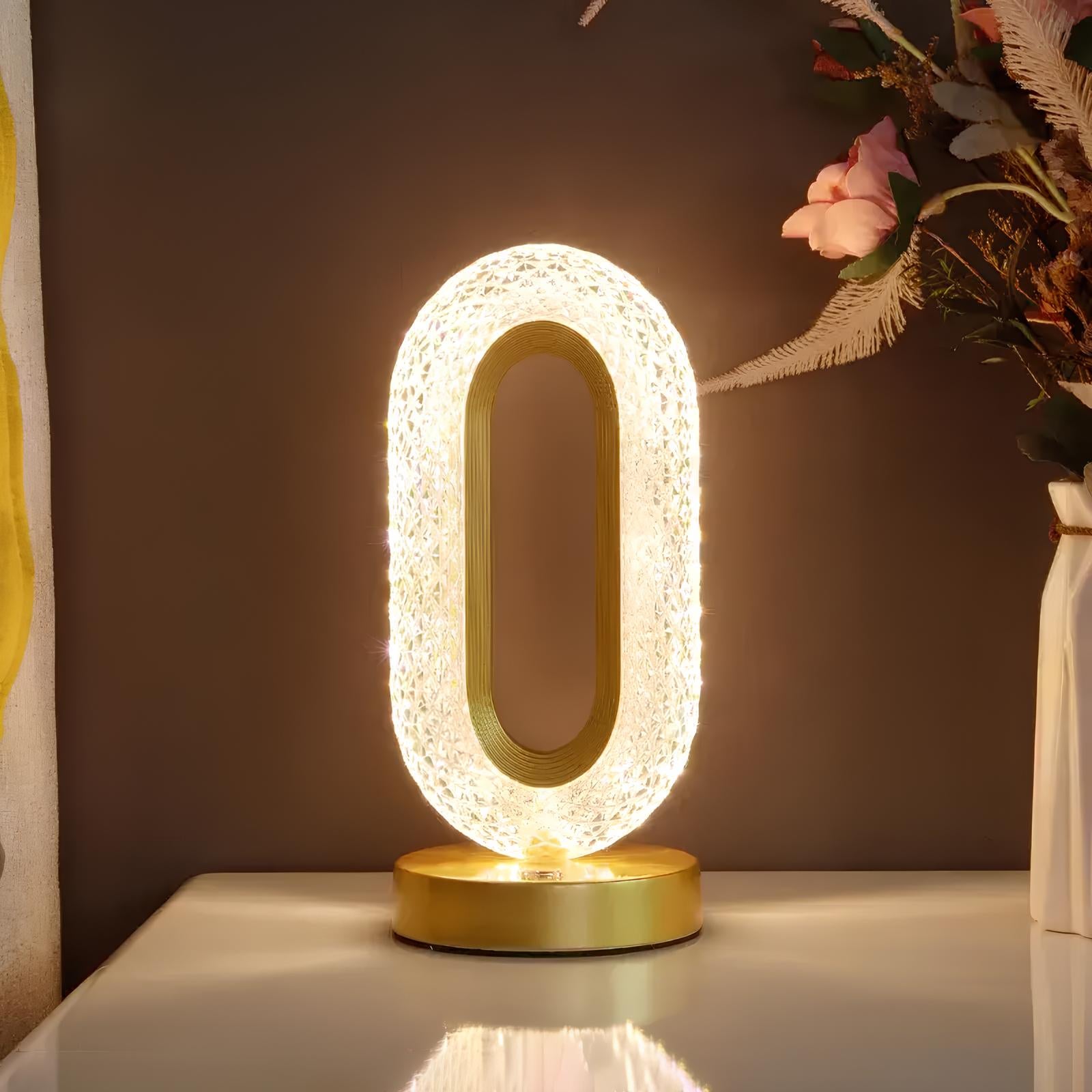 LED Crystal Table Lamp - Homevalley.co.uk