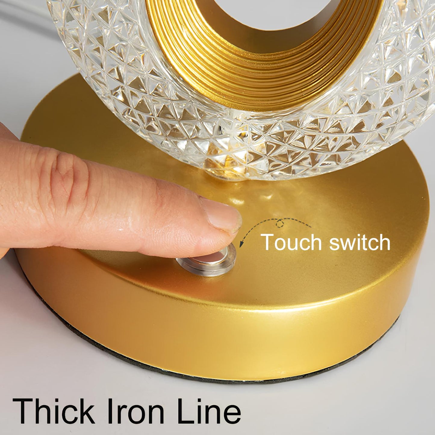 LED Crystal Table Lamp - Homevalley.co.uk