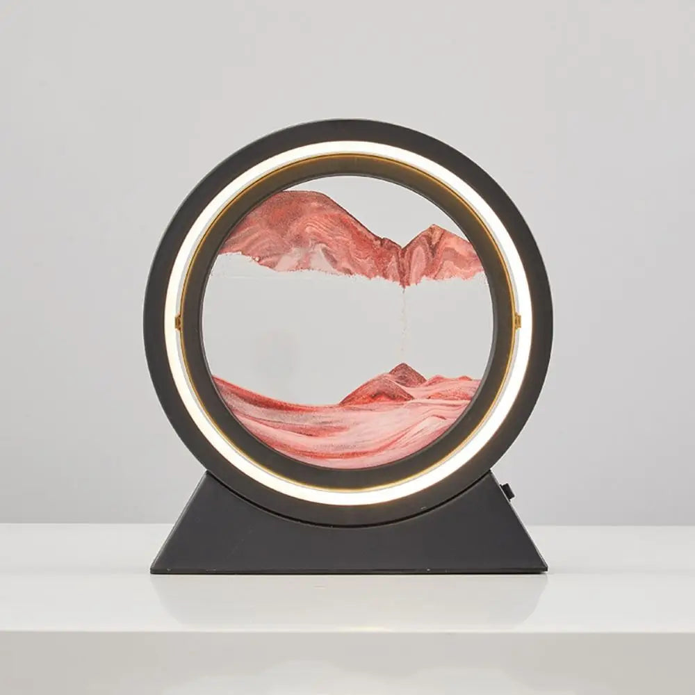 LED Moving Sand RoundTable Lamp - Homevalley.co.uk