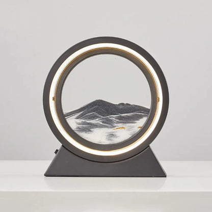 LED Moving Sand RoundTable Lamp - Homevalley.co.uk