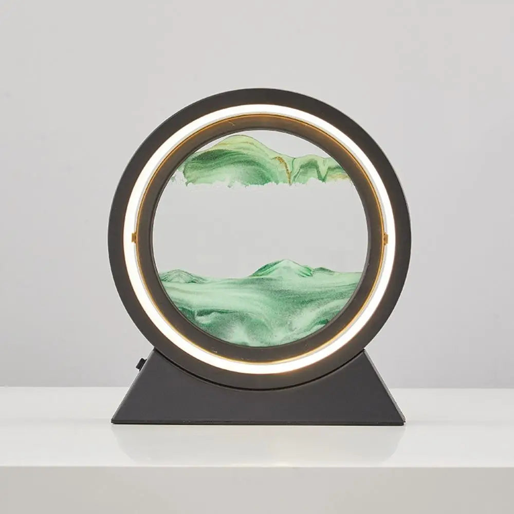 LED Moving Sand RoundTable Lamp - Homevalley.co.uk