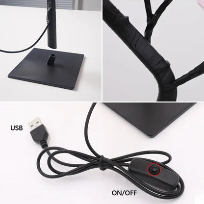 LED Rose Flower Tree Table Lamp - Homevalley.co.uk