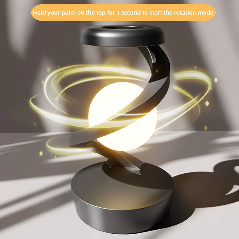 Levitating Night Lamp With Wireless Phone Charger - Homevalley.co.uk
