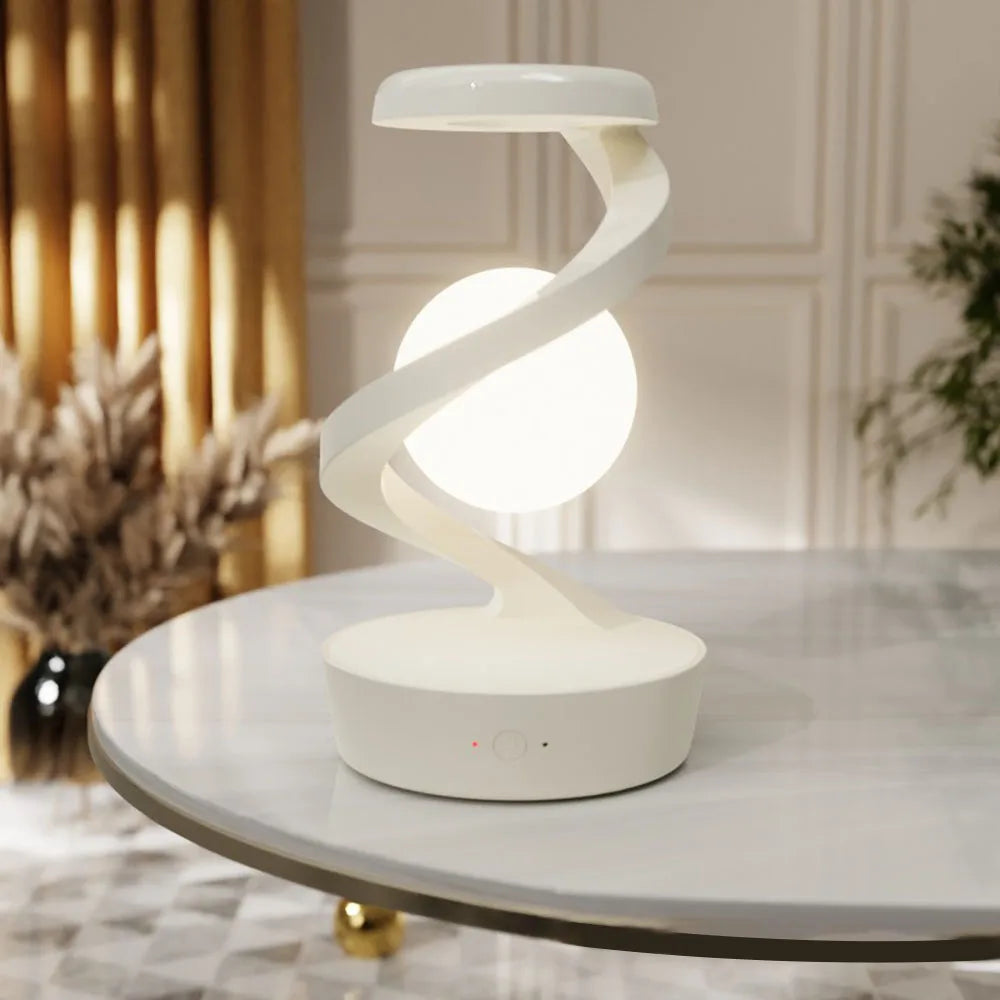 Levitating Night Lamp With Wireless Phone Charger - Homevalley.co.uk