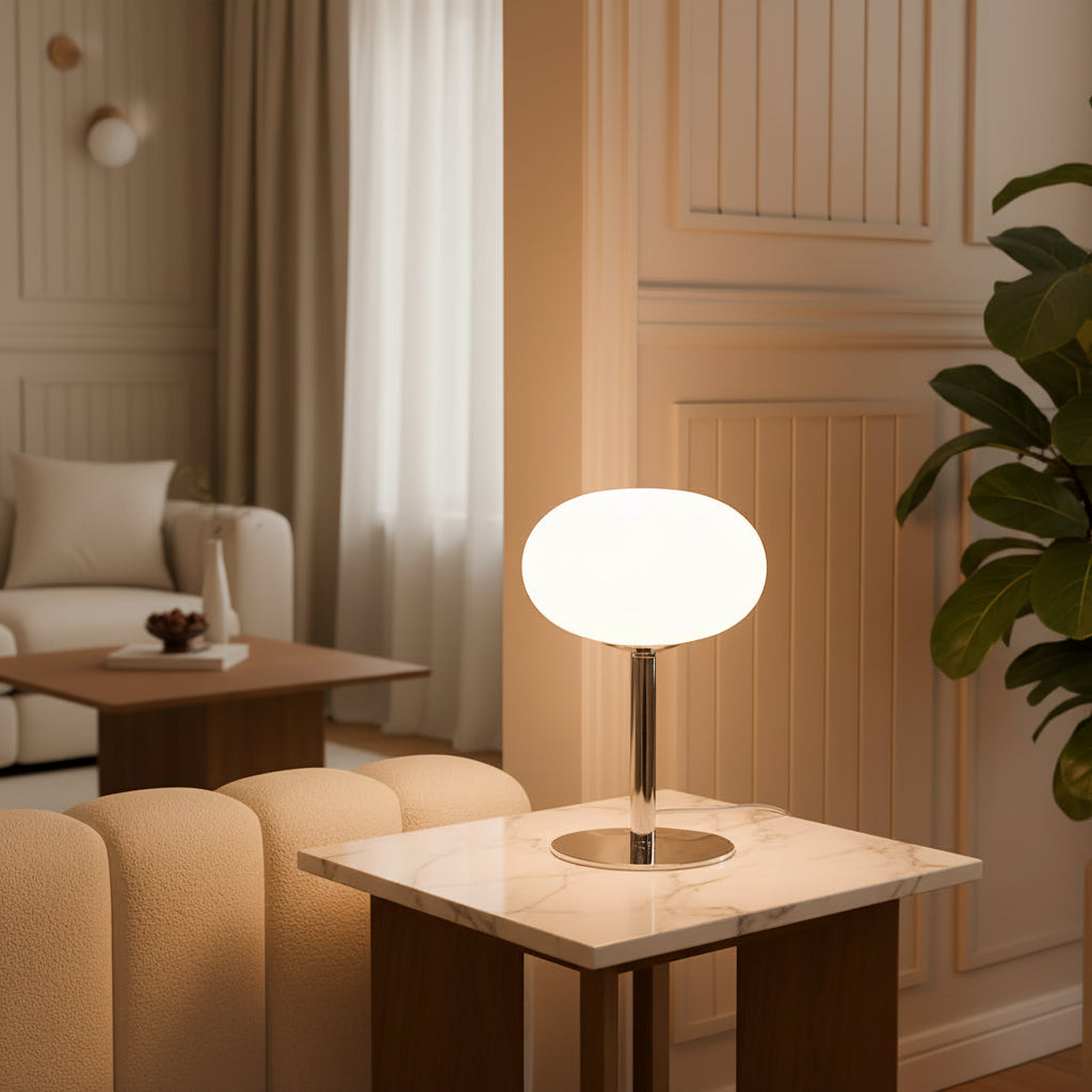Lollipop Glass Table Lamp – Modern Decorative Bedside & Living Room Light