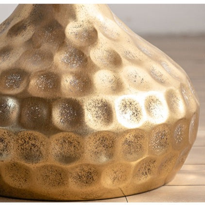 luxury Gold Retro Round End Side Table - Homevalley.co.uk