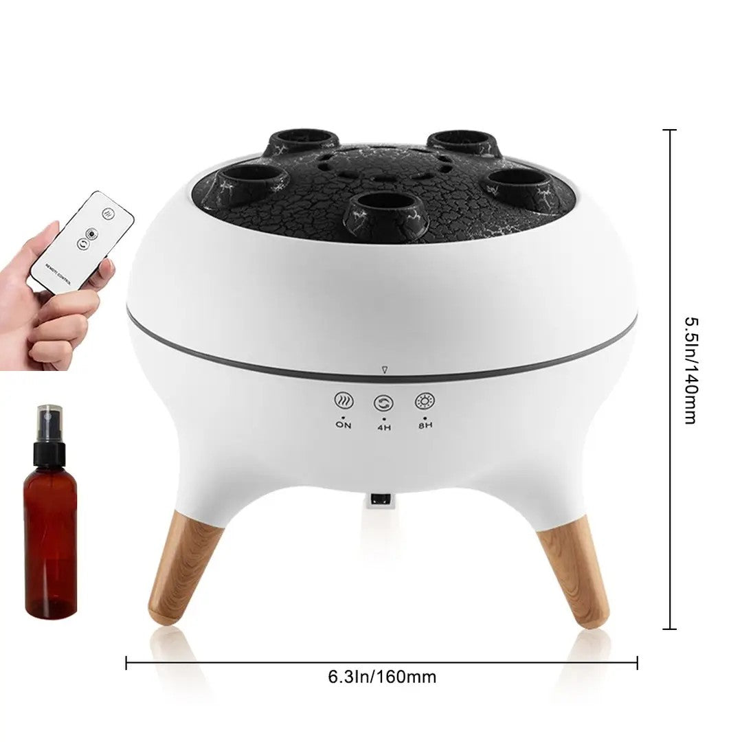 Dynamic Jellyfish Air Humidifier 250ml | Ultrasonic Essential Oil Diffuser with Remote Control & 7-Color Night Light