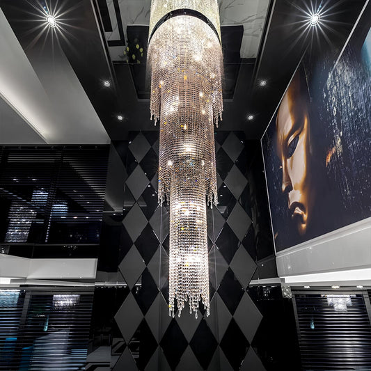 Magnificent Staircase Crystal Chandelier - Homevalley.co.uk