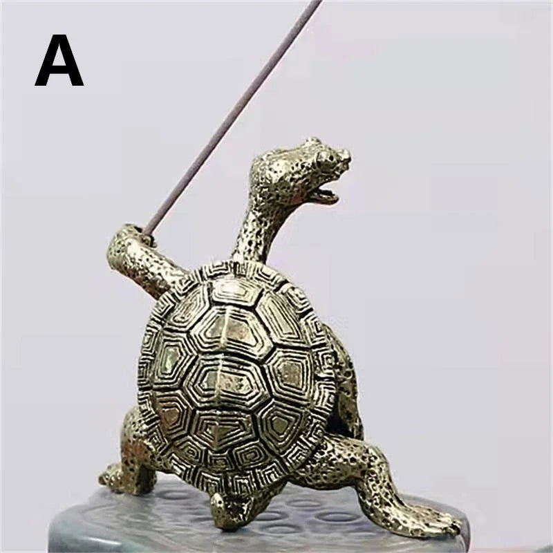 Mini Turtle Shape Incense Stick Holder Gift Home Decor - Homevalley.co.uk