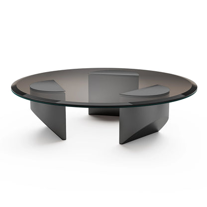 Minimalist Tempered Glass Coffee Table - Homevalley.co.uk