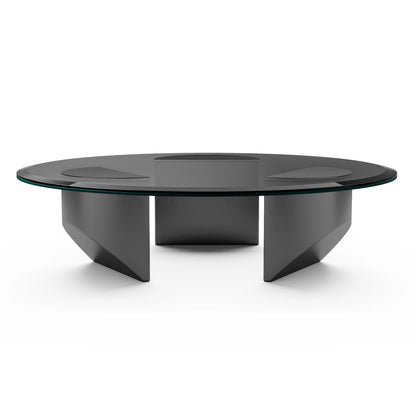 Minimalist Tempered Glass Coffee Table - Homevalley.co.uk